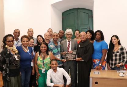 Alunos do PAIS-PGE-RJ Prestam Homenagem a Frei David, Incentivador dos Programas de Ação Afirmativa