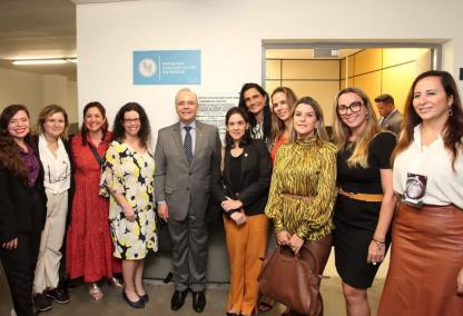 Comissão de Igualdade de Gênero da PGE-RJ participa da inauguração da Sala de Acolhimento para mulheres vítimas de violência no Maracanã, uma iniciativa do TJRJ