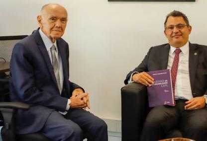 Procurador-Geral do Estado visita Procurador-Geral do Tribunal de Contas do Estado