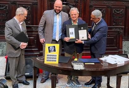 José Schipper recebe homenagem na Alerj pelos 90 anos do CREA