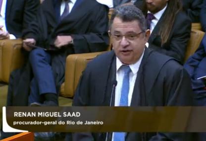 Procurador-Geral da PGE-RJ faz sustentação oral no STF sobre ações policiais em comunidades