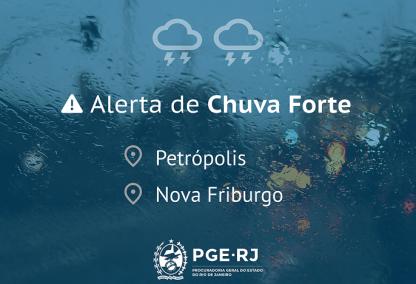 Aviso aos Contribuintes devido ao risco iminente de temporais nos próximos dias divulgado pelos meios de comunicação e pelos órgãos de defesa civil 
